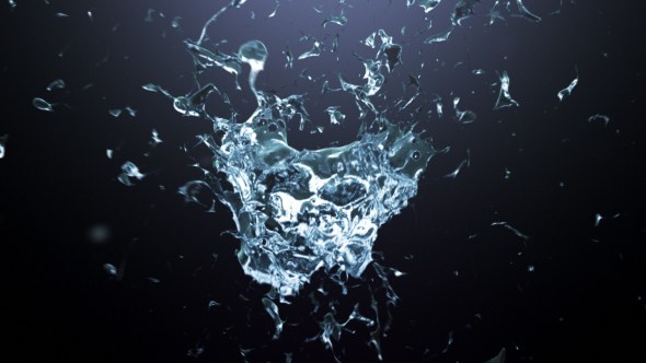 Splash Logo Reveal Video Displays template preview