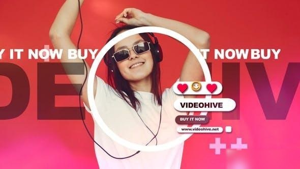 Videohive Clean Typographic Opener Openers template preview