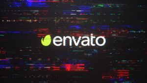 Videohive Digital Glitch Intro Logo Stings template preview