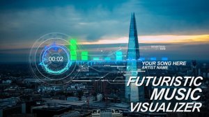 Videohive Futuristic Music Visual Video Displays template preview
