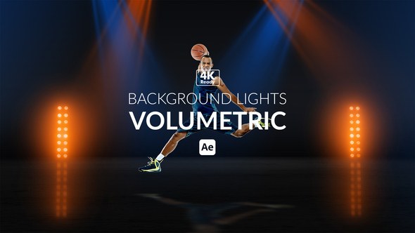 Videohive Background Lights Volumetric Elements template preview