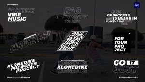 Videohive BIG Typography Titles | AE Video Displays template preview