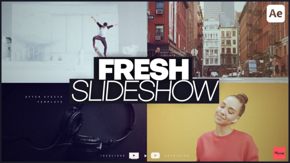 Videohive Fresh Slideshow 48592255 Broadcast-packages template preview