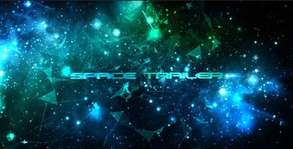 Space Trailer Video Displays template preview