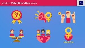 Videohive Women Day Pack Elements template preview