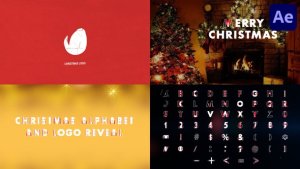 Videohive Christmas Alphabet And Logo for After Effects Elements template preview