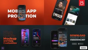 Videohive App Promo | Phone 14 Pro Device Mockup Product Promo template preview