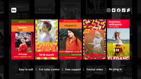 Videohive Trendy Instagram Reels 43429269 Product Promo template preview