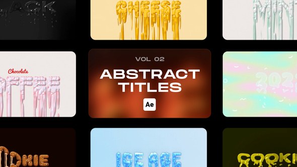 Videohive Abstract Titles Vol 02 Titles template preview