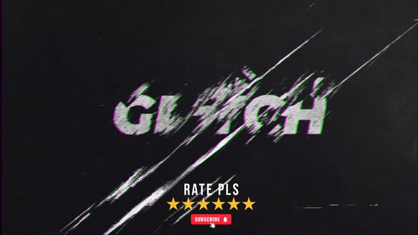 Videohive Modern Glitch Logo 56345242 Logo Stings template preview