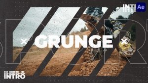 Videohive Grunge Intro Logo Logo Stings template preview