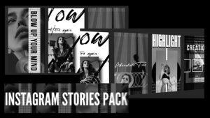 Videohive Grange Stories Instagram Pack Product Promo template preview