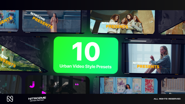 Videohive Urban Typography Vol. 02 Titles template preview