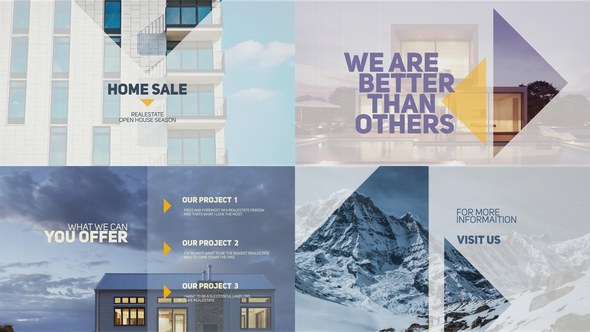 Videohive Home sale Video Displays template preview