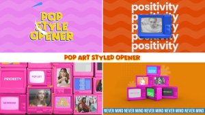 Videohive POP Art Styled Opener Openers template preview