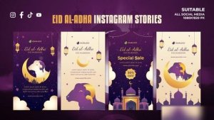 Videohive Eid al-Adha Instagram Stories | Eid Celebration Stories Ramadan template preview