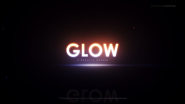 Videohive Glow Opener Openers template preview