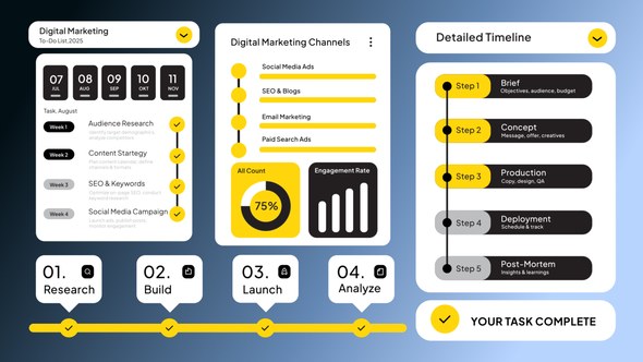 Videohive Steps Infographic Infographics template preview