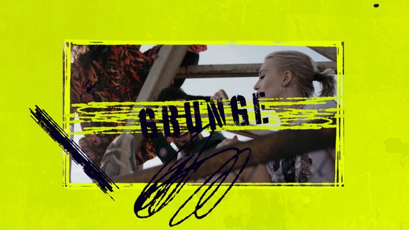 Videohive Grunge Fast Promo Openers template preview