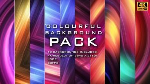 Videohive Colorful Background Pack Elements template preview