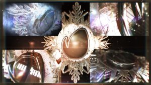 Epic Snowflake Logo Video Displays template preview