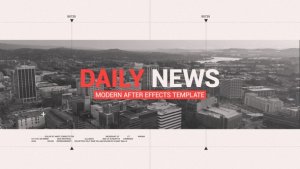Videohive Daily News Intro 29109220 Broadcast-packages template preview