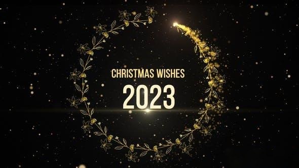 Videohive Christmas Wishes 2023 Openers template preview