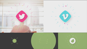 Videohive Flat Shapes Logo Reveal Logo Stings template preview