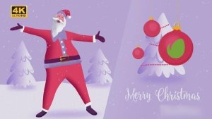 Videohive Christmas Santa Claus Openers template preview