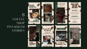 Videohive Coffee Shop Instagram Story Product Promo template preview