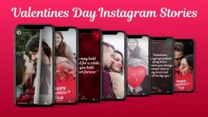 Love Instagram Stories Video Displays template preview