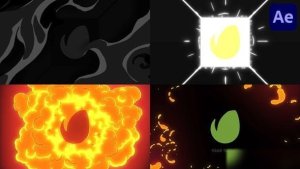 Videohive Slow Motion Explosion Logo Opener for After Effects Logo Stings template preview