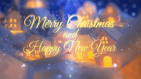 Videohive Tiny Christmas & New Year Wish Broadcast-packages template preview