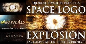 Videohive Space Logo Explosion Openers template preview