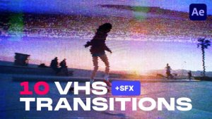 Videohive VHS Transitions Elements template preview