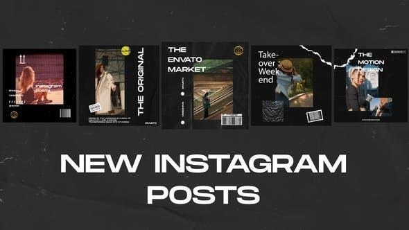 Videohive New Instagram Posts Openers template preview
