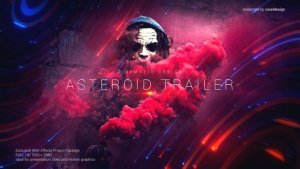 Videohive Asteroid Cinematic Trailer Titles template preview
