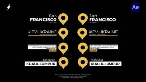 Videohive Location Titles 3.0 | AE 43968051 Titles template preview