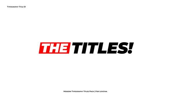 Videohive Text Typography | After Effects Titles template preview