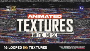 Videohive TV Noise Textures Elements template preview