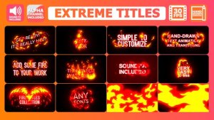 Videohive Extreme Titles | After Effects Titles template preview