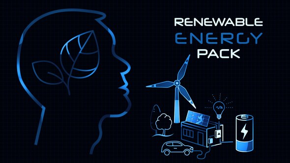 Videohive Renewable Energy Pack Infographics template preview