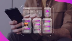 Videohive AI Chat bot Titles template preview