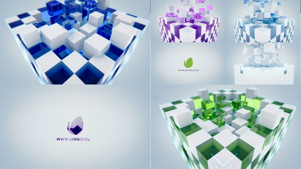 Videohive Cube Logo Reveal Logo Stings template preview