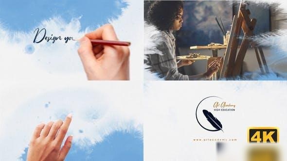 Videohive Fast Message With Logo Openers template preview