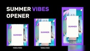 Videohive Summer Vibes Opener Openers template preview