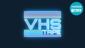 Videohive Vibrant Color VHS Logo Logo Stings template preview