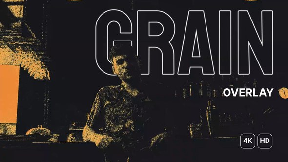 Videohive Grain Overlay Elements template preview