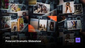 Videohive Intro/Opening - Polaroid Dramatic Slideshow After Effects Project Files Video Displays template preview