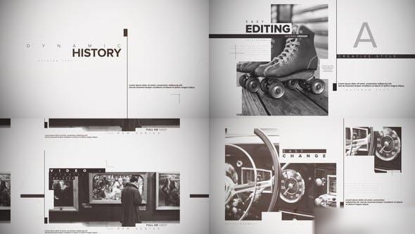 Videohive Dynamic History Openers template preview